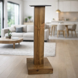 Podstawki pod kolumny Drewniane Kolor: Dąb Ciemny