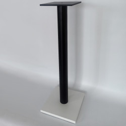 Stojak pod kolumny głośnikowe 74 cm standy HiFi pod głośniki białe